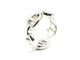 Bague 51 HERMES. Collection "Chaine d'ancre enchainée", bague argent 58 Facettes