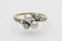 Bague 54 Bague ancienne Art Nouveau en or jaune ornée de perles et de diamants, début du XXe siècle 58 Facettes 11387