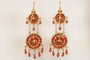 Boucles d'oreilles Boucles d'oreilles antiques en or corail 58 Facettes 7668