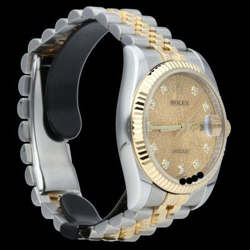 Montre Rolex Montre Date Just 36 58 Facettes MT42532