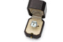 Bague Bague Art Déco avec aigue-marine 5.00ct et diamants en platine 0,950 58 Facettes 11462
