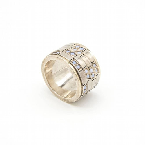 Bague 54 Bague en Or et Argent avec Chrysobryles 58 Facettes D363904SO