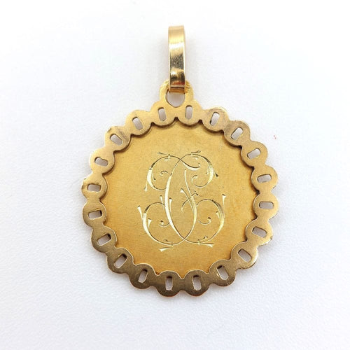 Emile Dropsy - médaille Vierge or jaune 58 Facettes 197