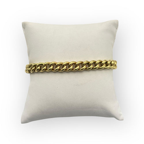 Bracelet Bracelet or 750 maille gourmette ronde 58 Facettes 149060580