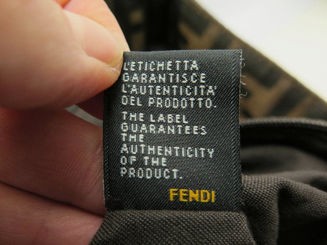 sac a main FENDI baguette 8bt163 toile logo monogramme zucca bandouliere 58 Facettes 271140