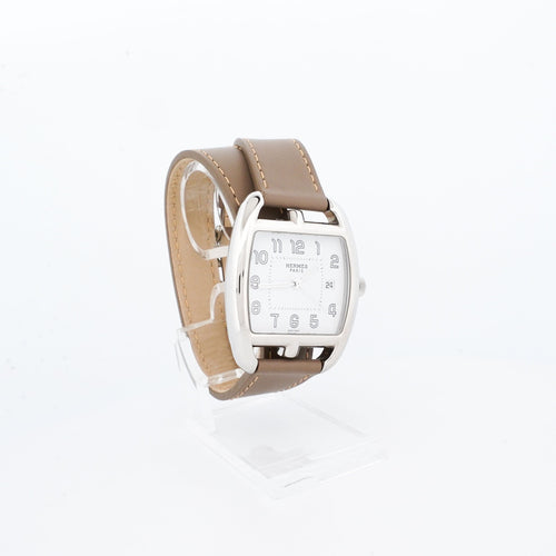 Hermès Cape Cod Tonneau – Elfenbeinfarbenes arabisches Zifferblatt – LM