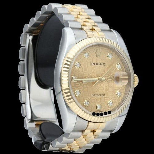 Montre Rolex Montre Date Just 36 58 Facettes MT42532