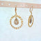 Boucles d'oreilles Boucles d'oreilles orientales pendantes deux ors, diamants 58 Facettes 1748