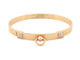 Collier bracelet HERMES collier de chien medor pm en or rose 18k 25gr 48 diamants 0.24ct 58 Facettes 266229