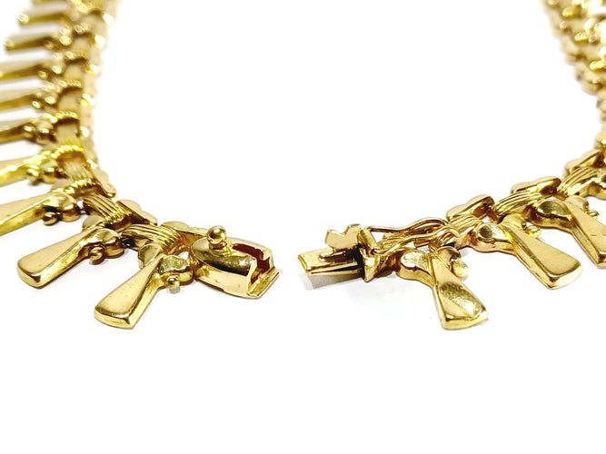 Collier Collier en or rose 58 Facettes