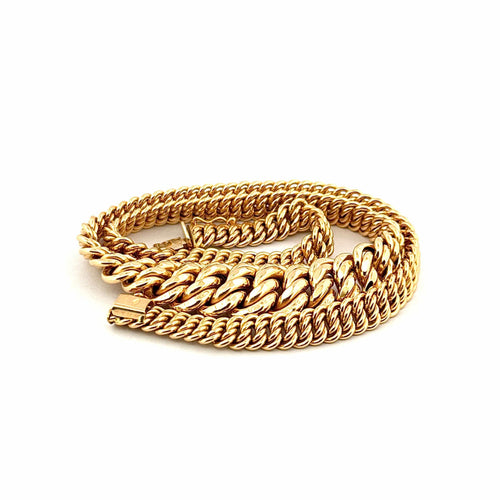 Halsband Länk Amerikanskt gult guld