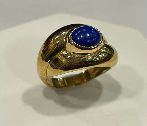 Anel de ouro amarelo