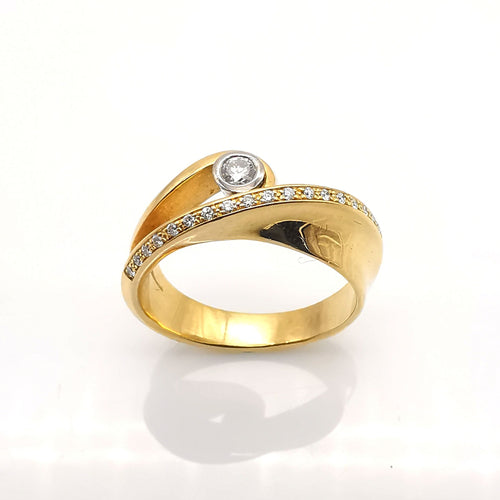 Bague 55 Bague or & diamants 58 Facettes