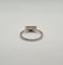 Bague 53.5 Bague or blanc sertie de 2 diamants anciens 58 Facettes