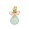 Pendentif Isabelle Langlois Pendentif Mon Ange Or rose Calcite, Tourmaline, Diamant 58 Facettes 4521848CN