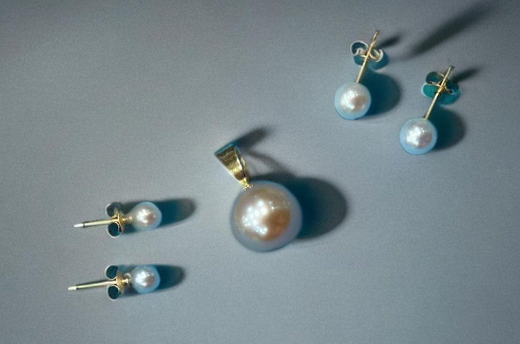 Boucles d'oreilles Ensemble Perle de Culture 58 Facettes 745120-721822(A)