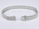 Bracelet Bracelet tennis en or blanc avec 3 rangées de diamants de 2,25 carats 58 Facettes 2173