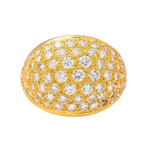 Bague 55 Bague  Cocktail  Or jaune Diamant 58 Facettes 4410633CN