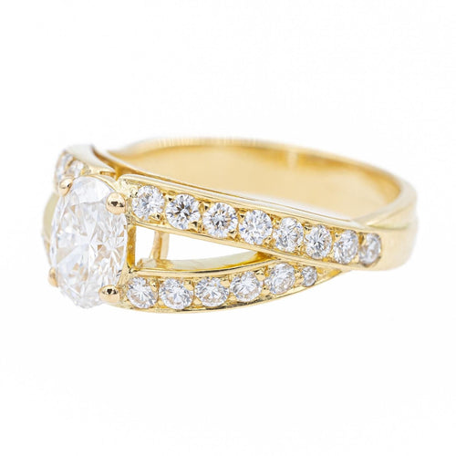 Bague 51 Mellerio Bague  Or jaune Diamant 58 Facettes 2363803CN