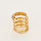 Bague 57 Bague serpent en Or jaune, rubis et diamants 58 Facettes REU0851X2
