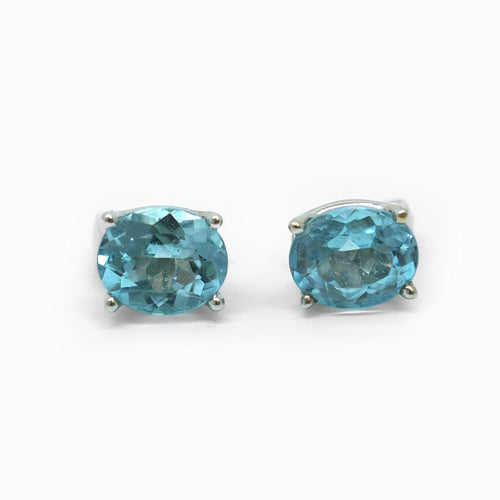 Boucles d'oreilles Boucles d'oreilles H. stern, Or blanc 18 carat et topazes blue london 58 Facettes