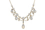 Collier Collier ancien Art Nouveau en or avec pierres de lune, première moitié du XXe siècle 58 Facettes 11483