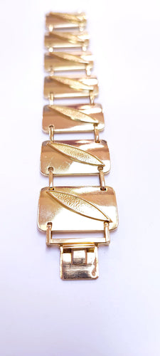 Bracelet Bracelet or jaune Années 70 58 Facettes RA/115