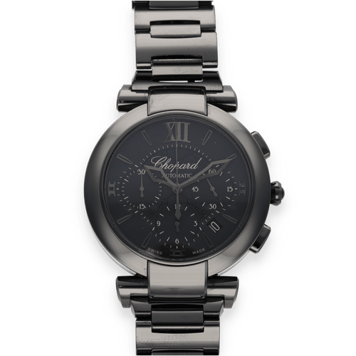 Montre Montre Chopard Imperiale Chronographe 40 mm DLC Full Black – Ref. 388549-3005 – Automatique – Vers 2020 58 Facettes