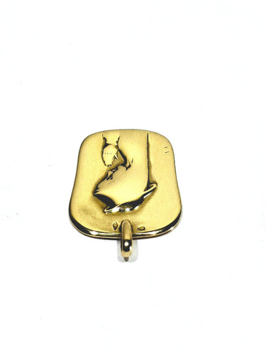 Augis - Medaille Maagd Maria in 18 karaat geelgoud 