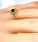 Bague 54 Bague marguerite en or jaune 18 carats, saphir et diamants 58 Facettes AB529