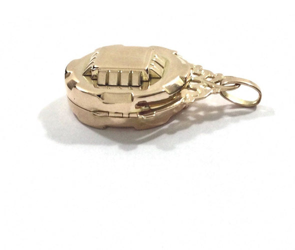 Pendentif Médaillon Photo Art Déco 58 Facettes