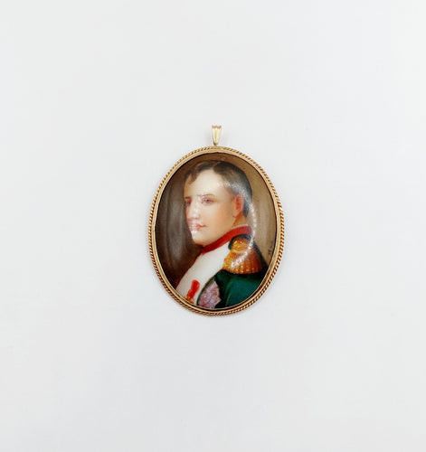 Pendentif Broche pendentif antique or rose 58 Facettes A02447