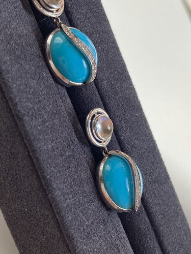 Boucles d'oreilles Boucles d’oreilles en or blanc 58 Facettes