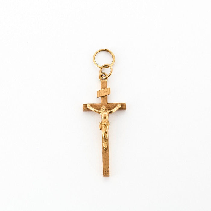 Pendentif Pendentif croix or jaune 58 Facettes LP877/3