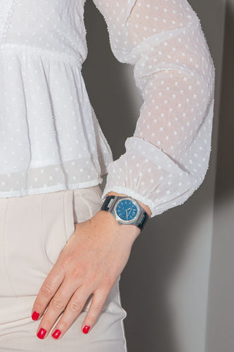 Montre Girard- Perregaux Montre Laureato Acier Diamant 58 Facettes 4173820RV