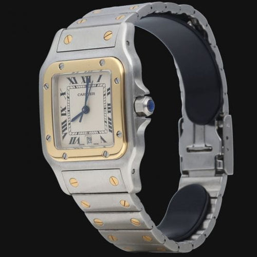 Montre Montre à quartz Cartier Santos Galbee 58 Facettes MT41293