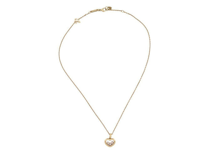 Collier collier CHOPARD happy  icons 79a611-0001 42cm or 3 diamants 58 Facettes 268630