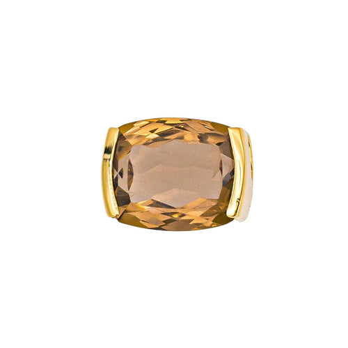 Pendentif Pendentif  Or jaune Quart fumé 58 Facettes 4673466RV