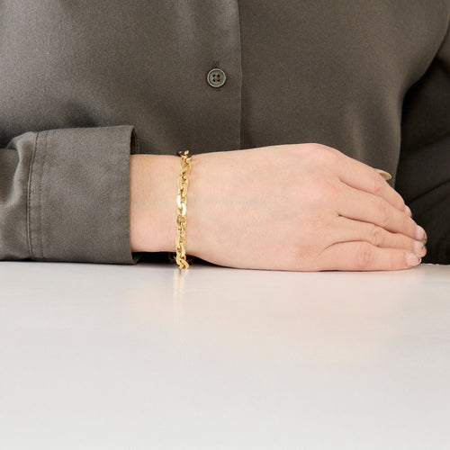 Bracelet Bracelet or jaune 58 Facettes SMA0083