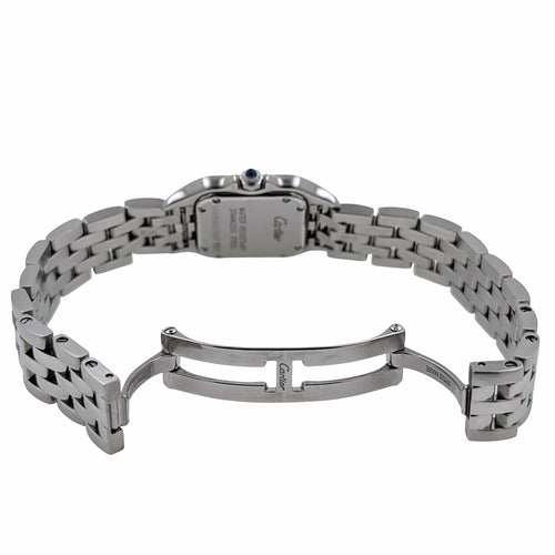 Montre CARTIER - Monte Panthère Cadran RARE Bracelet Figaro Petit réf. 1320 Acier inoxydable 58 Facettes