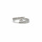 Bague 52 Solitaire or blanc et diamants 58 Facettes 240256R