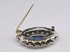 Broche Sapphire Diamonds White Gold 18 Carats Brooche 58 Facettes