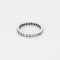 Bague 60 Alliance américaine en or gris et diamants 58 Facettes ENG10598