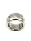 Bague 55 POMELLATO. Collection "Iconica", bague or blanc et diamants 58 Facettes