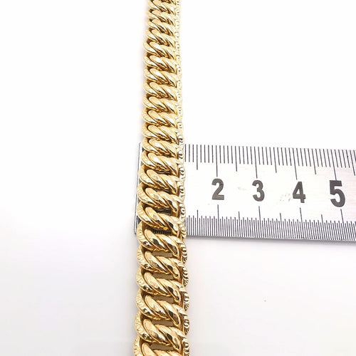 Collier Collier maille américaine en or jaune 58 Facettes