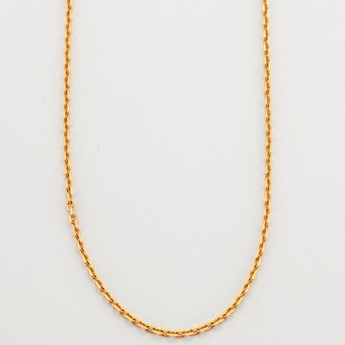 Collier Chaîne or jaune 18 carats 58 Facettes