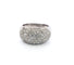Bague 56 Bague en or blanc avec diamants 58 Facettes