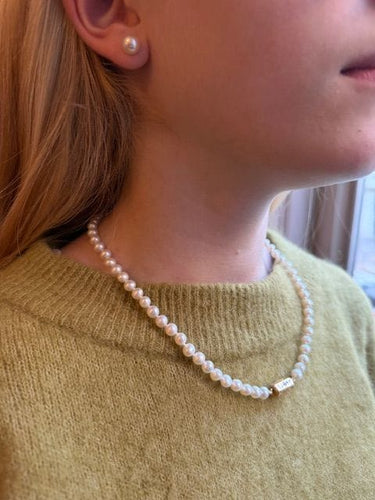 Collier Tour de cou en perles et fermoir XIXéme 58 Facettes