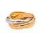Bague 52 Cartier Bague Trinity Or rose, Or jaune, Or blanc 58 Facettes 4952741RV