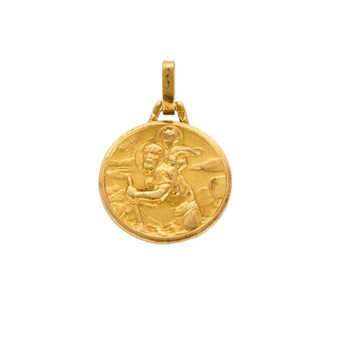 Pendentif Médaille Saint Christophe 58 Facettes RSY0394